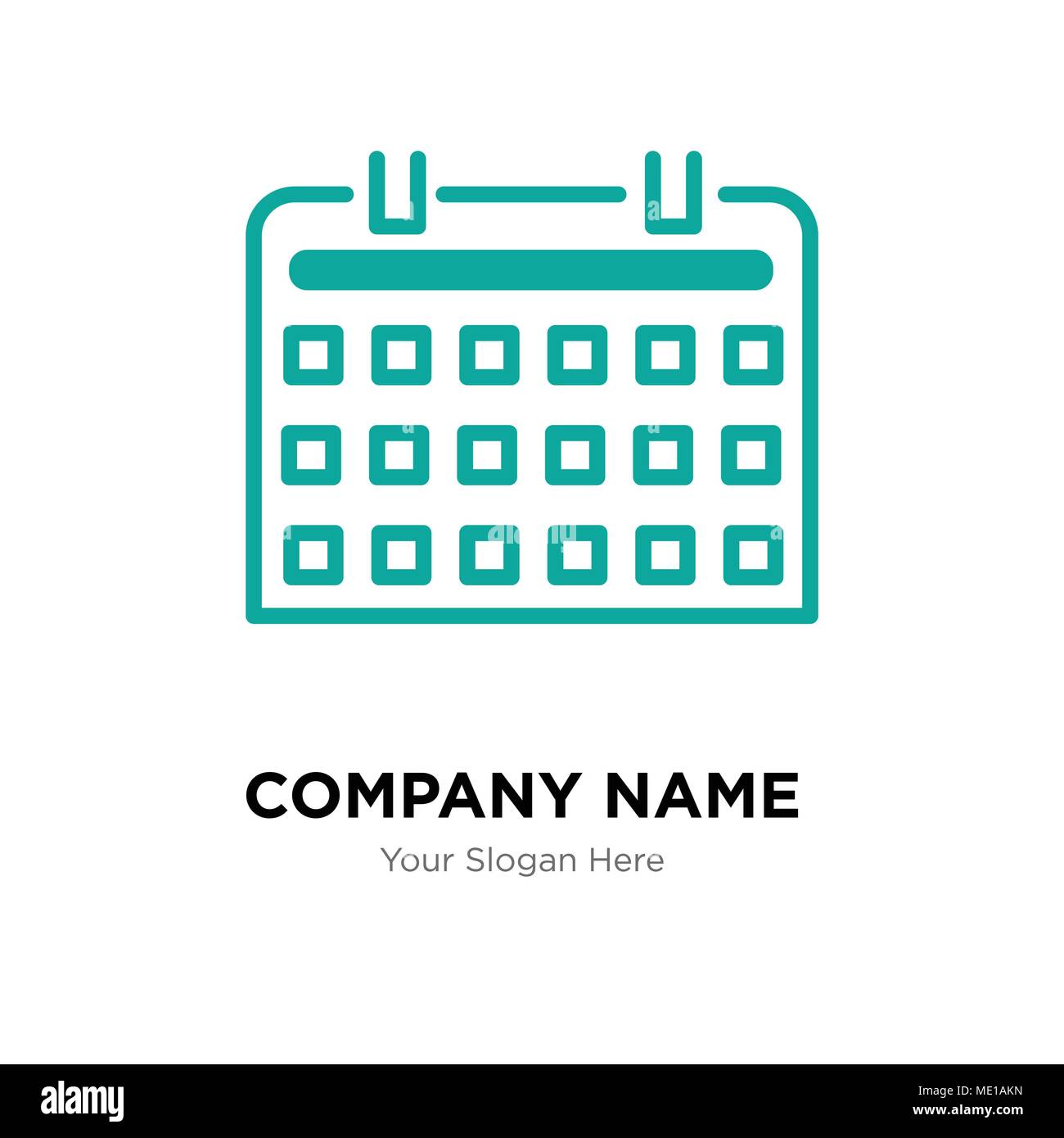 keyboard company logo design template, Business corporate vector icon Stock Vector