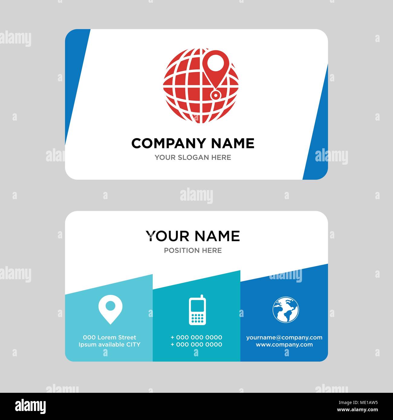 International delivery business card design template, Visiting for your  company, Modern Creative and Clean identity Card Vector Illustration Stock  Vector Image & Art - Alamy