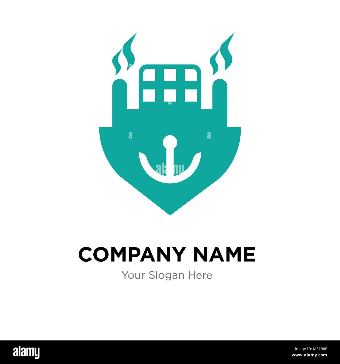 Ocean Transportation Company Logo Design Template Business