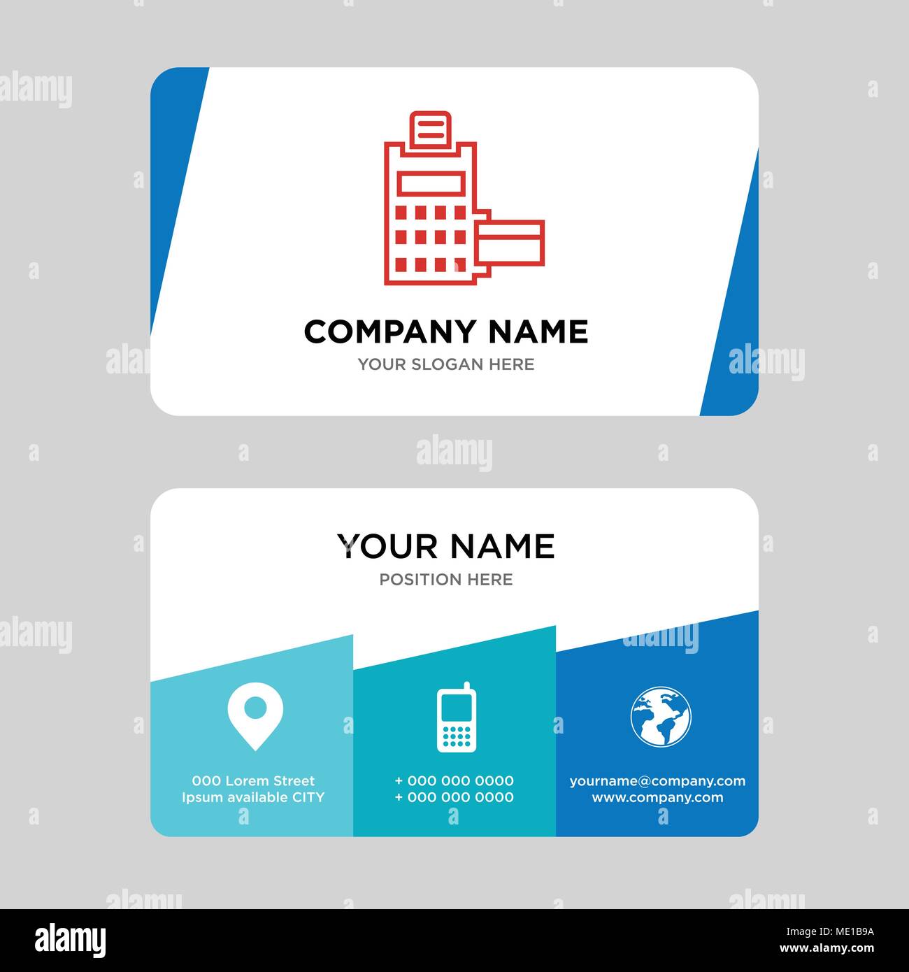 pos terminal business card design template, Visiting for your Pertaining To Template For Calling Card