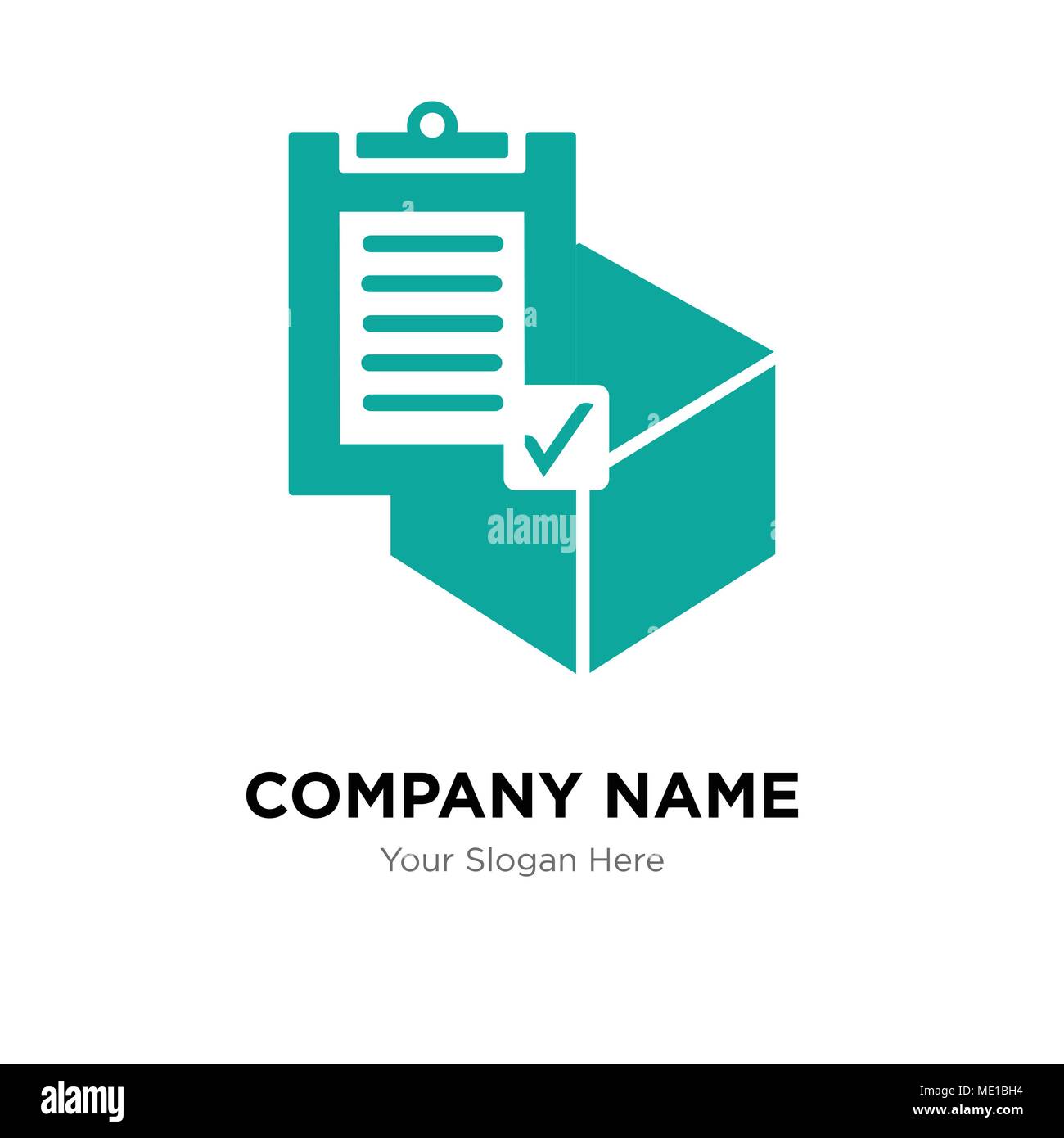 Commercial delivery company logo design template, Business corporate vector icon Stock Vector