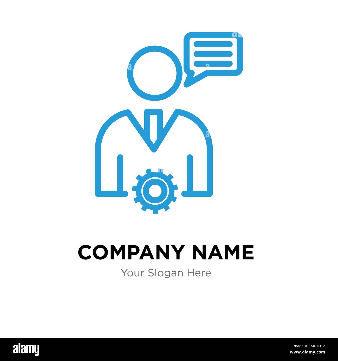 Mobile Phone Analitycs company logo design template, Business corporate vector icon Stock Vector