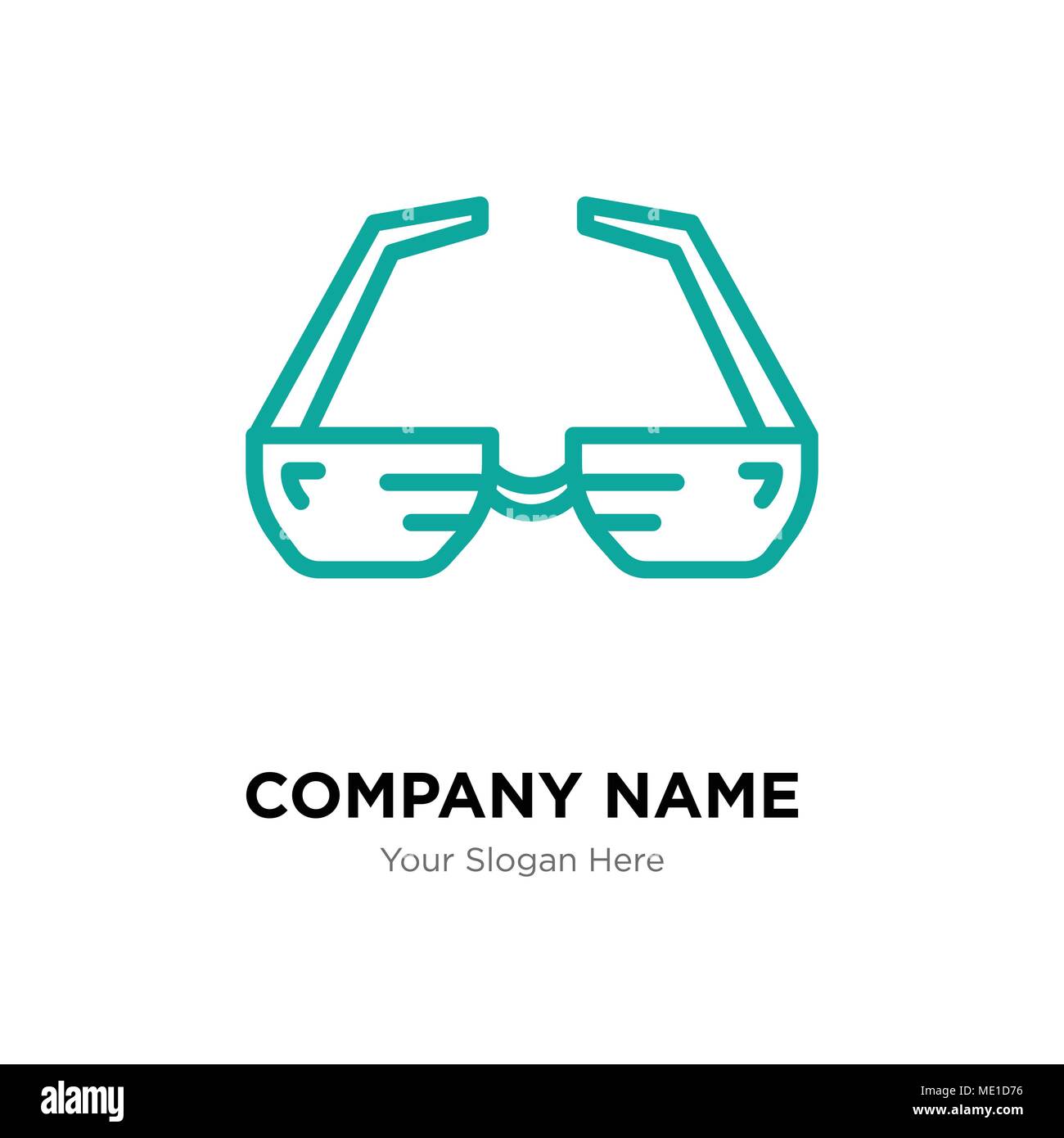 3d glasses company logo design template, Business corporate vector icon  Stock Vector Image & Art - Alamy