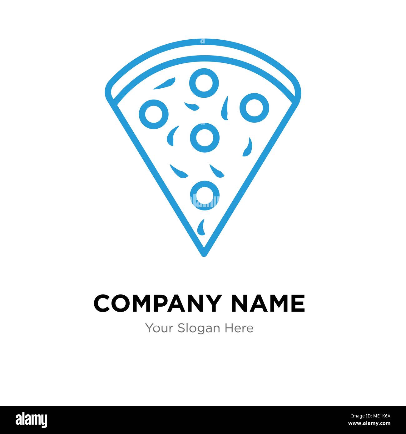 Confetti company logo design template, Business corporate vector icon Stock Vector