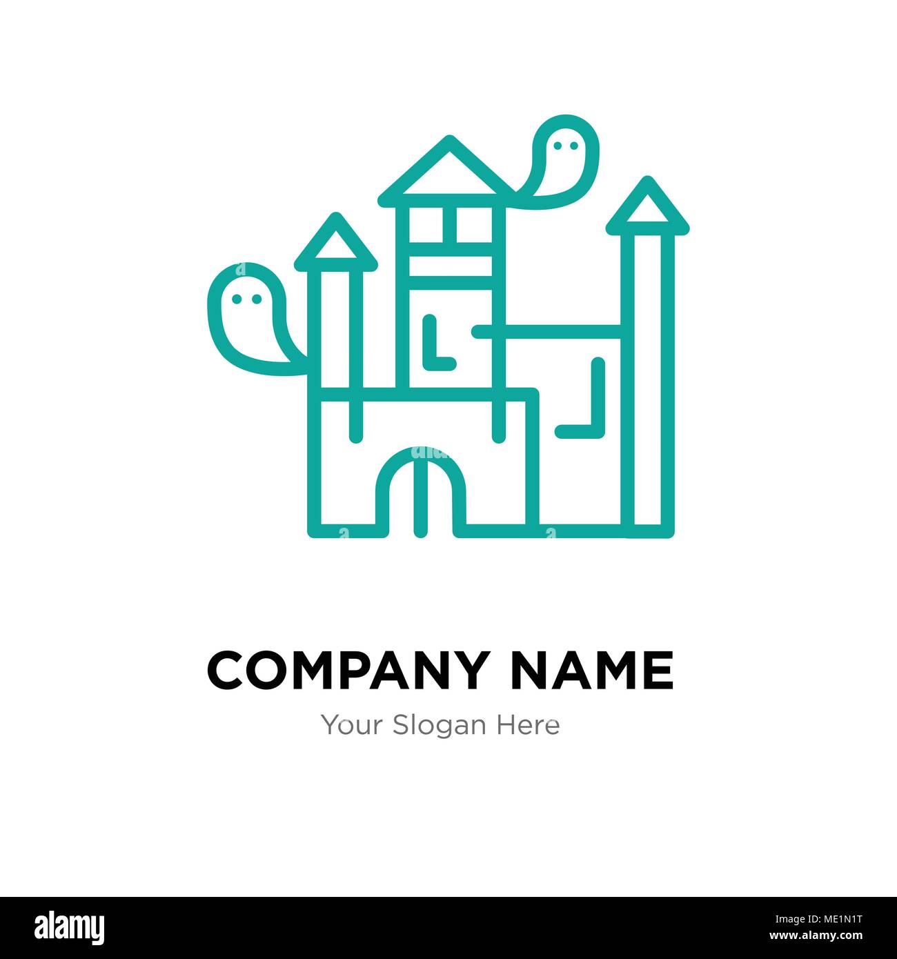 House company logo design template, Business corporate vector icon Stock Vector