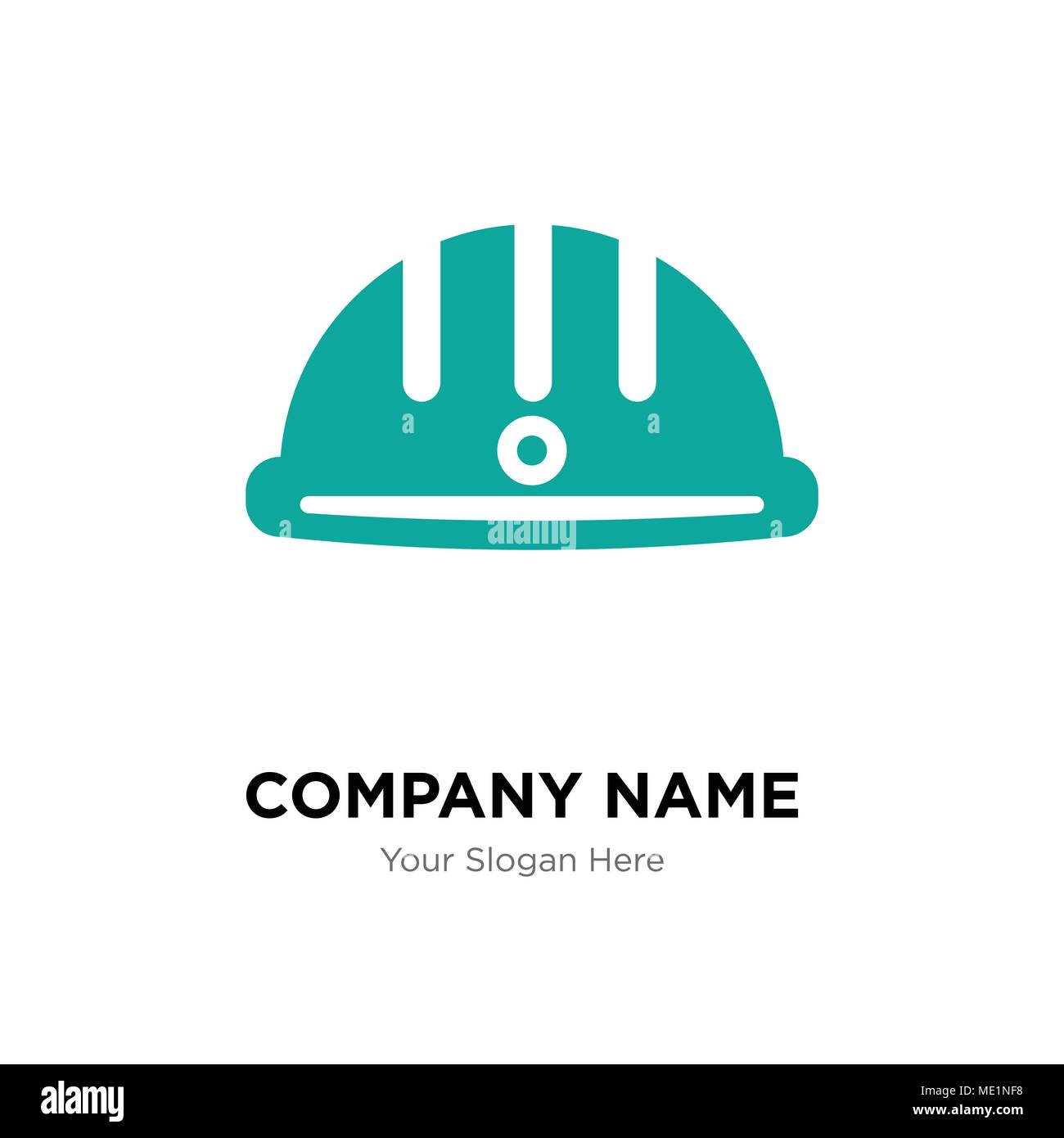 hard hat company logo design template, Business corporate vector icon
