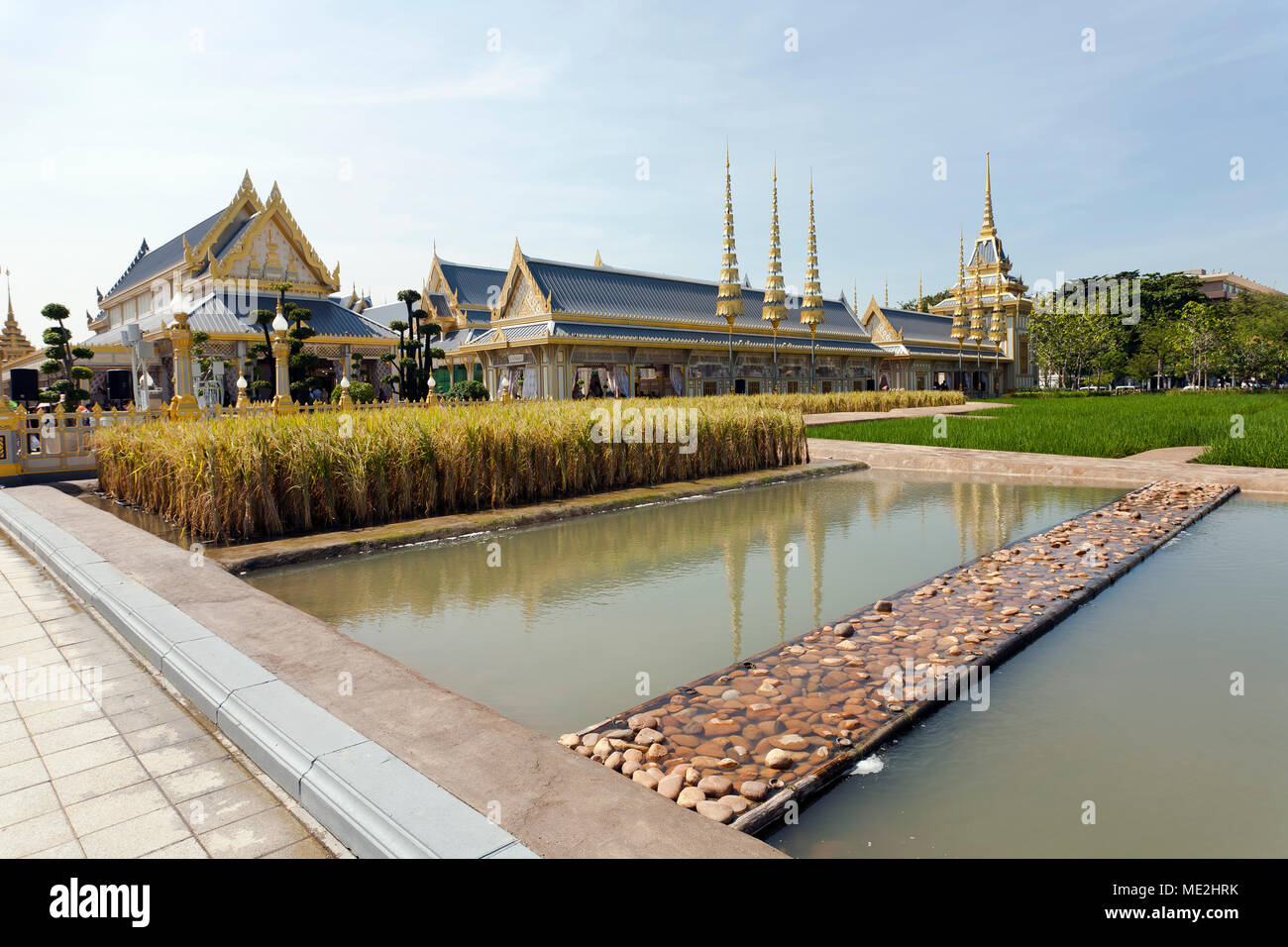 Royal Crematorium for King Bhumibol Adulyadej, Bangkok, Thailand Stock Photo