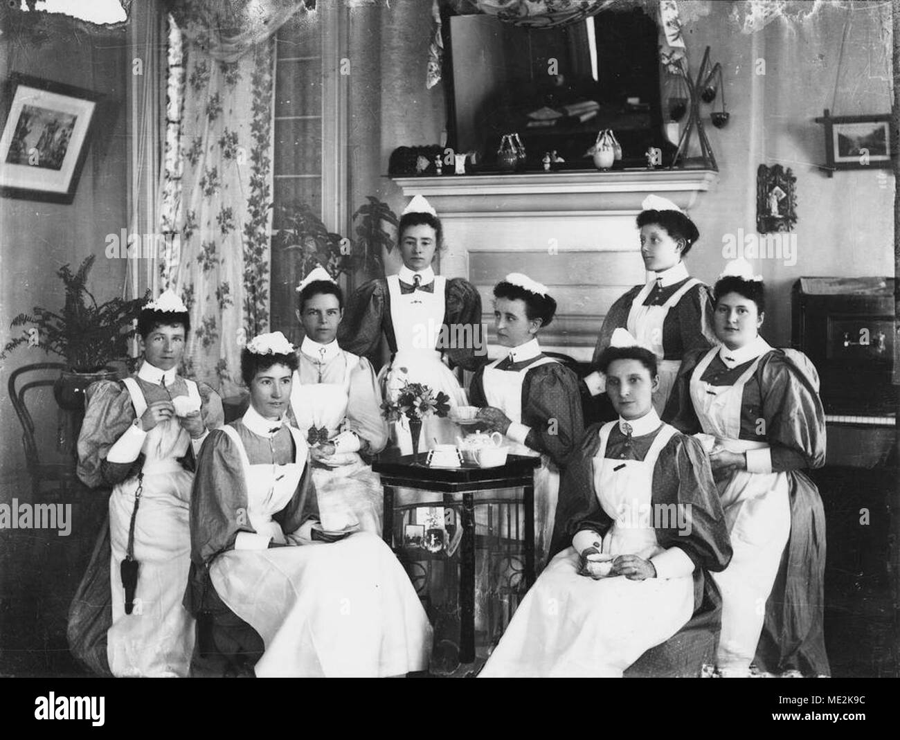 Nursing staff at Brisbane's Royal Children's Hospital, Brisbane, ca