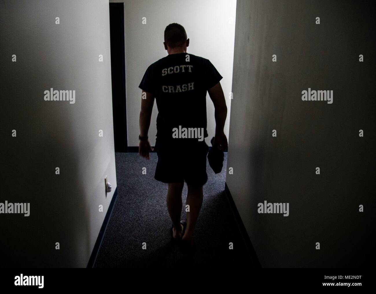 Airman Patrick McLoughlin, 375th Civil Engineer Squadron firefighter