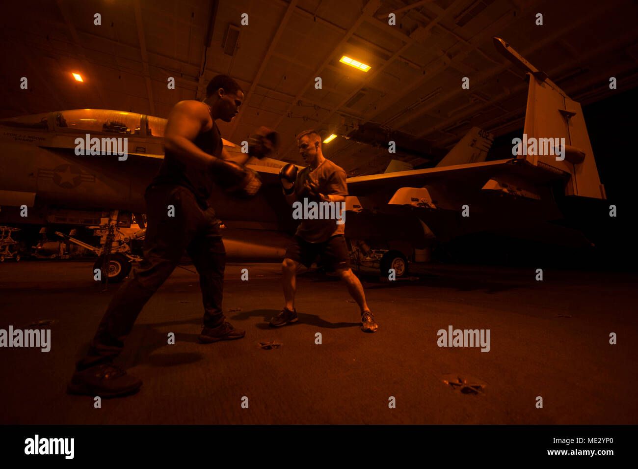 Navy aircraft carrier boxing hi-res stock photography and images - Alamy