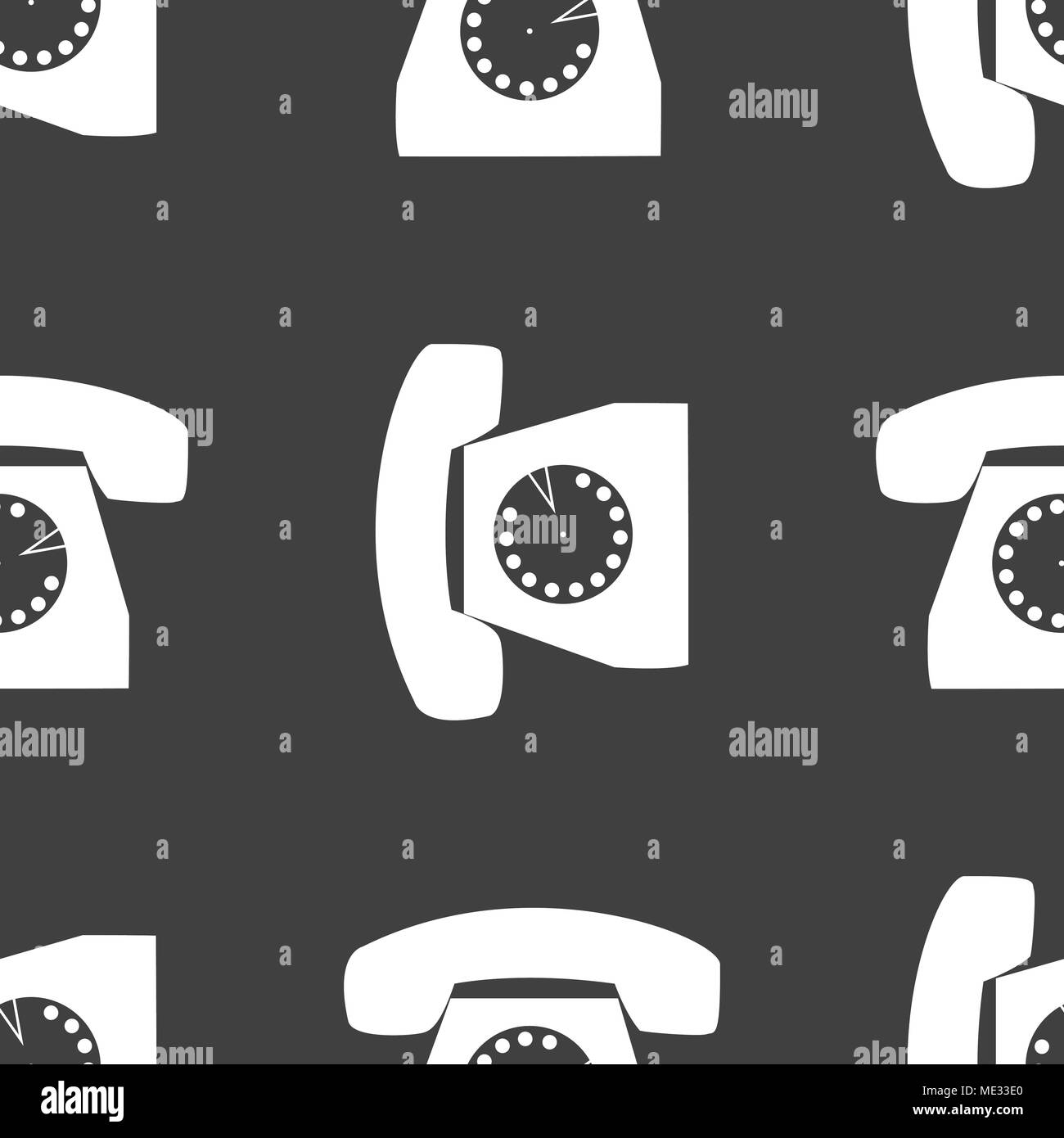Retro revival telephone vintage Black and White Stock Photos & Images ...