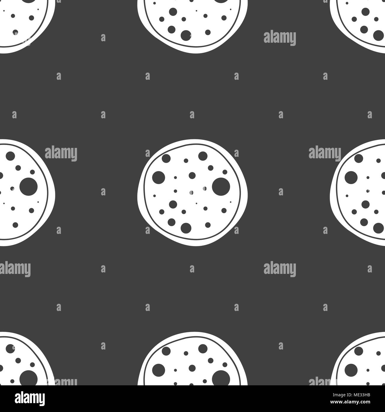 Whole pepperoni pizza Black and White Stock Photos & Images - Alamy