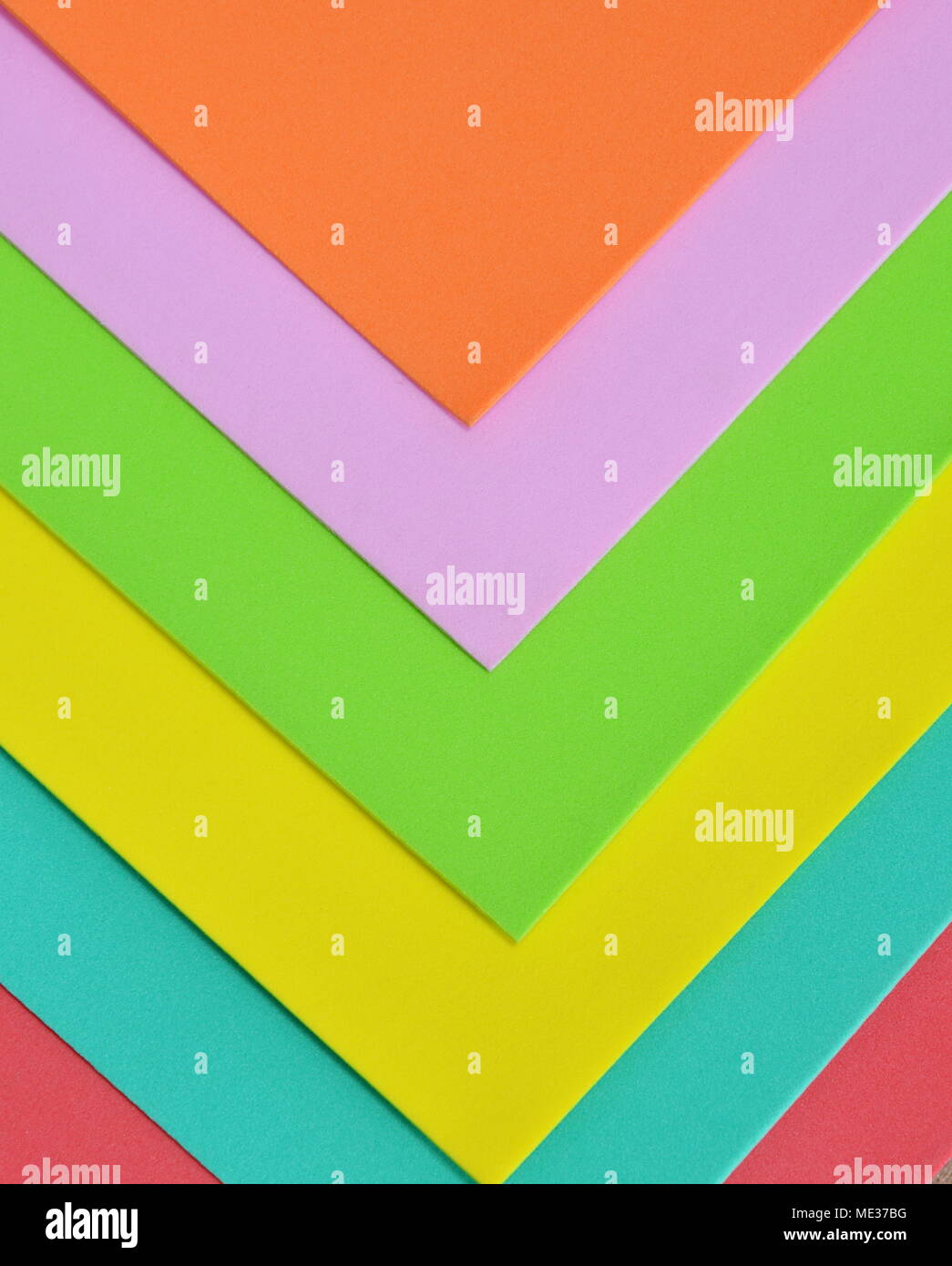 color foam rubber board overlay Stock Photo Alamy