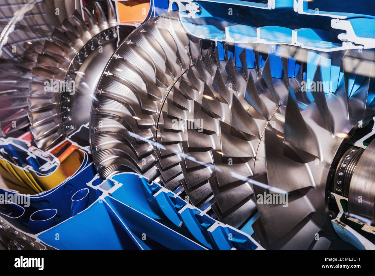 Turbine Engine Profile. Aviation Technologies. Aircraft jet engine ...