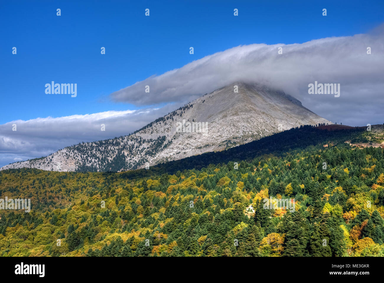 Dirfi mountain, Evia island, Greece Stock Photo