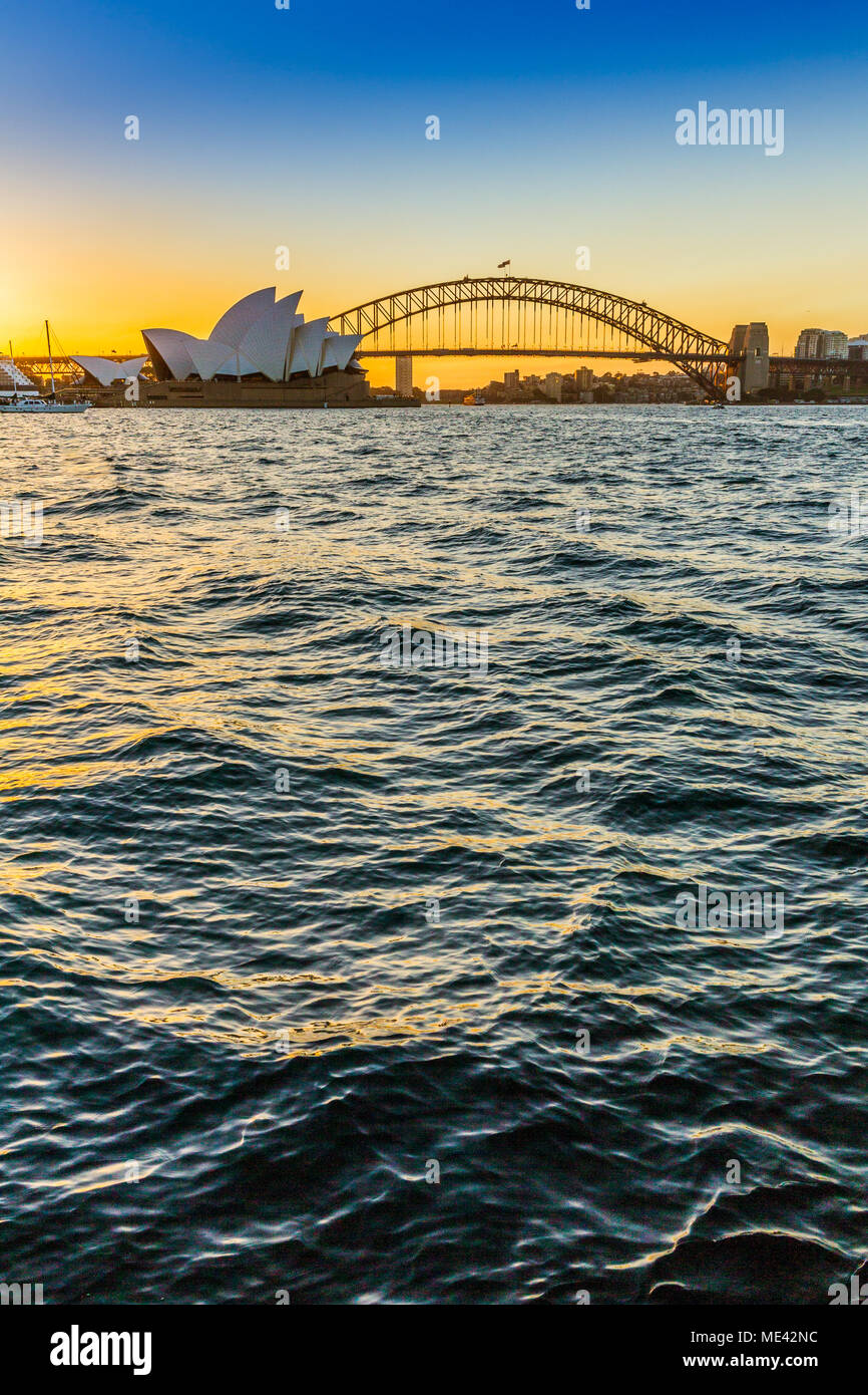Sydney Harbour Including Sydney Opera House And Sydney Harbour Bridge