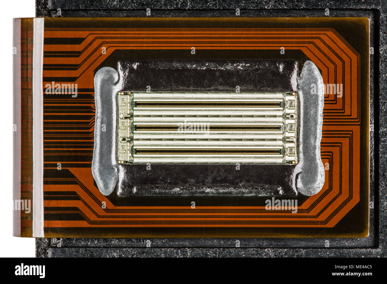 Closeup nozzle plate ink cartridge hires stock photography and images