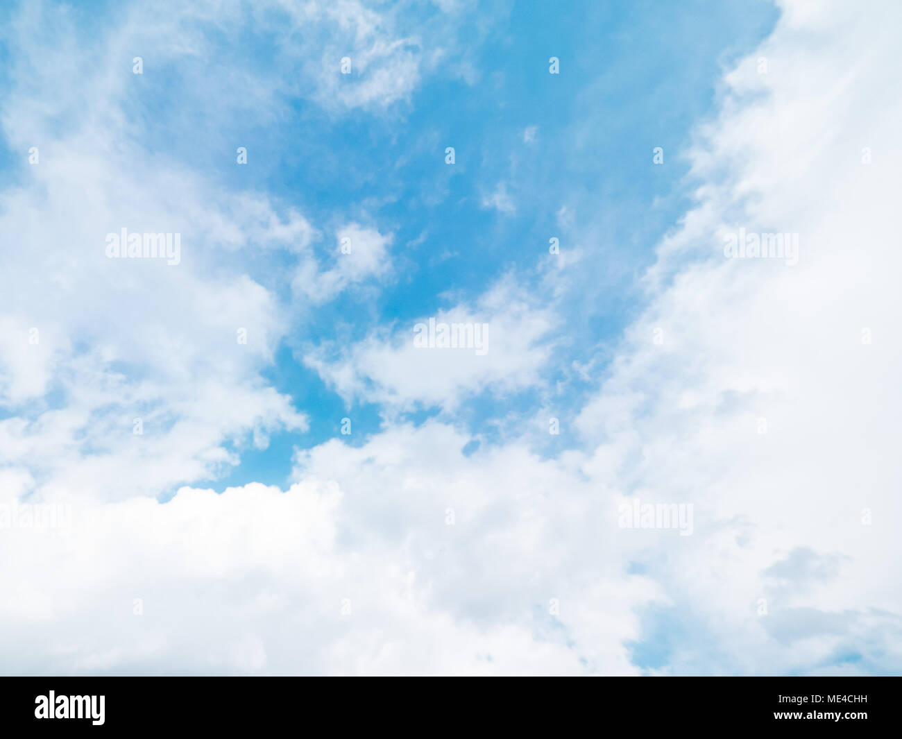 The vast blue sky and clouds sky Stock Photo