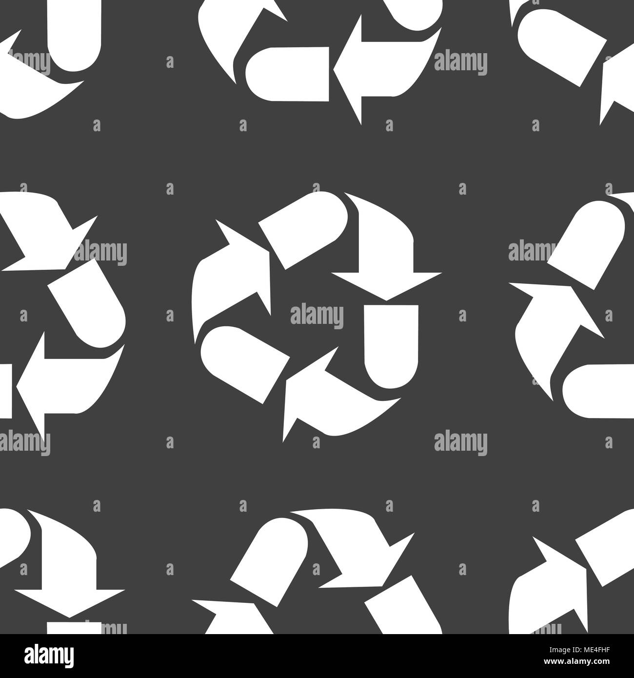 processing web icon. flat design. Seamless gray pattern. Vector EPS10 ...