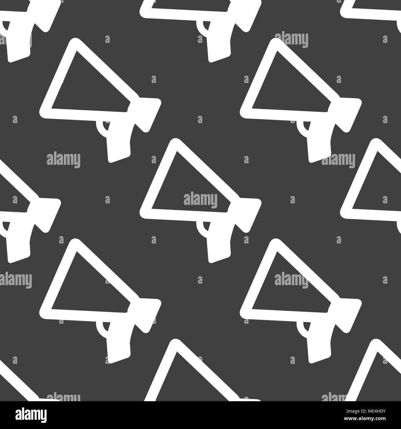 Mouthpiece. web icon flat design. Seamless pattern. Vector EPS10 Stock Vector