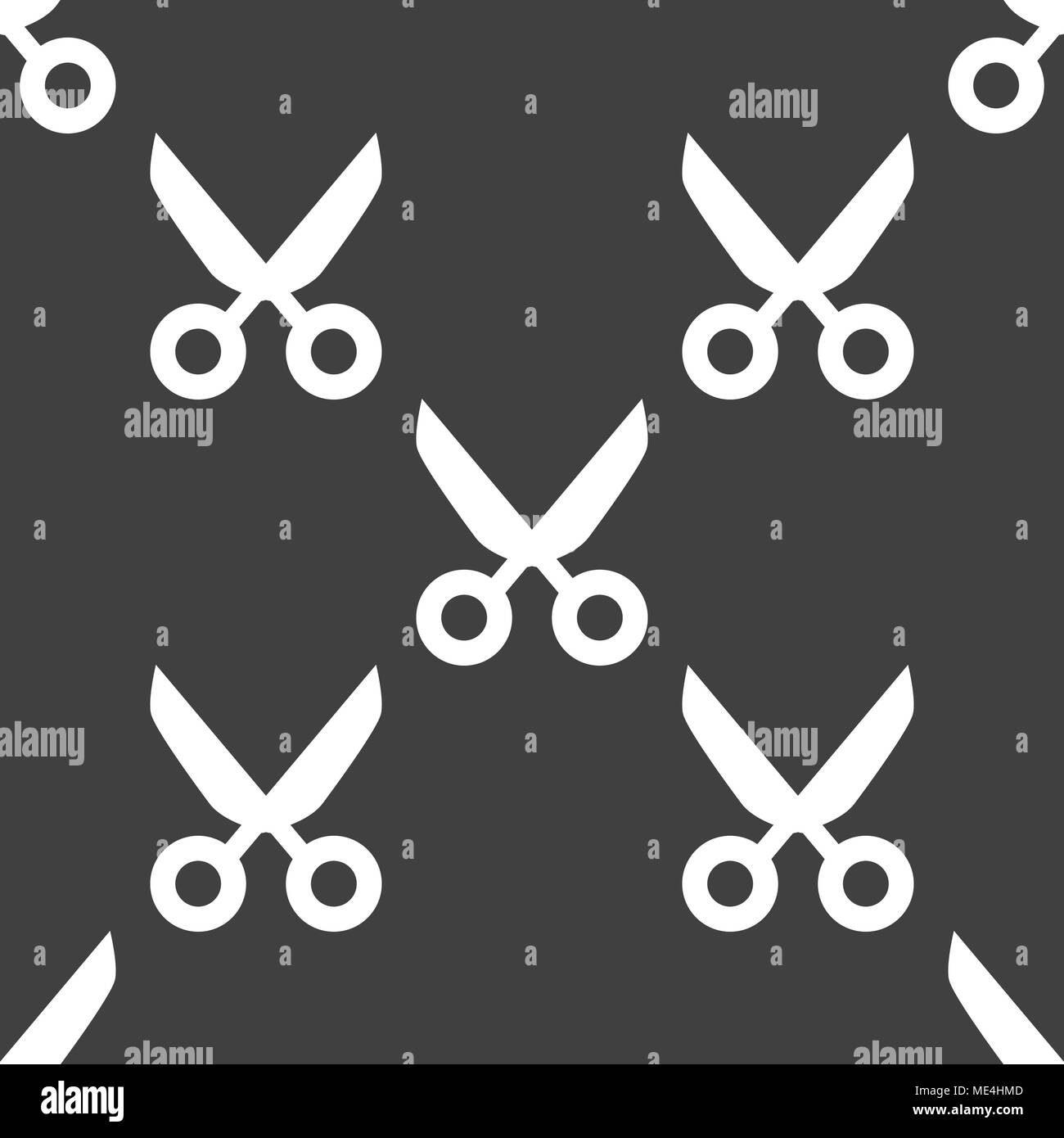 Scissor Icon In Flat Style Vector For Apps Ui Websites Black Icon