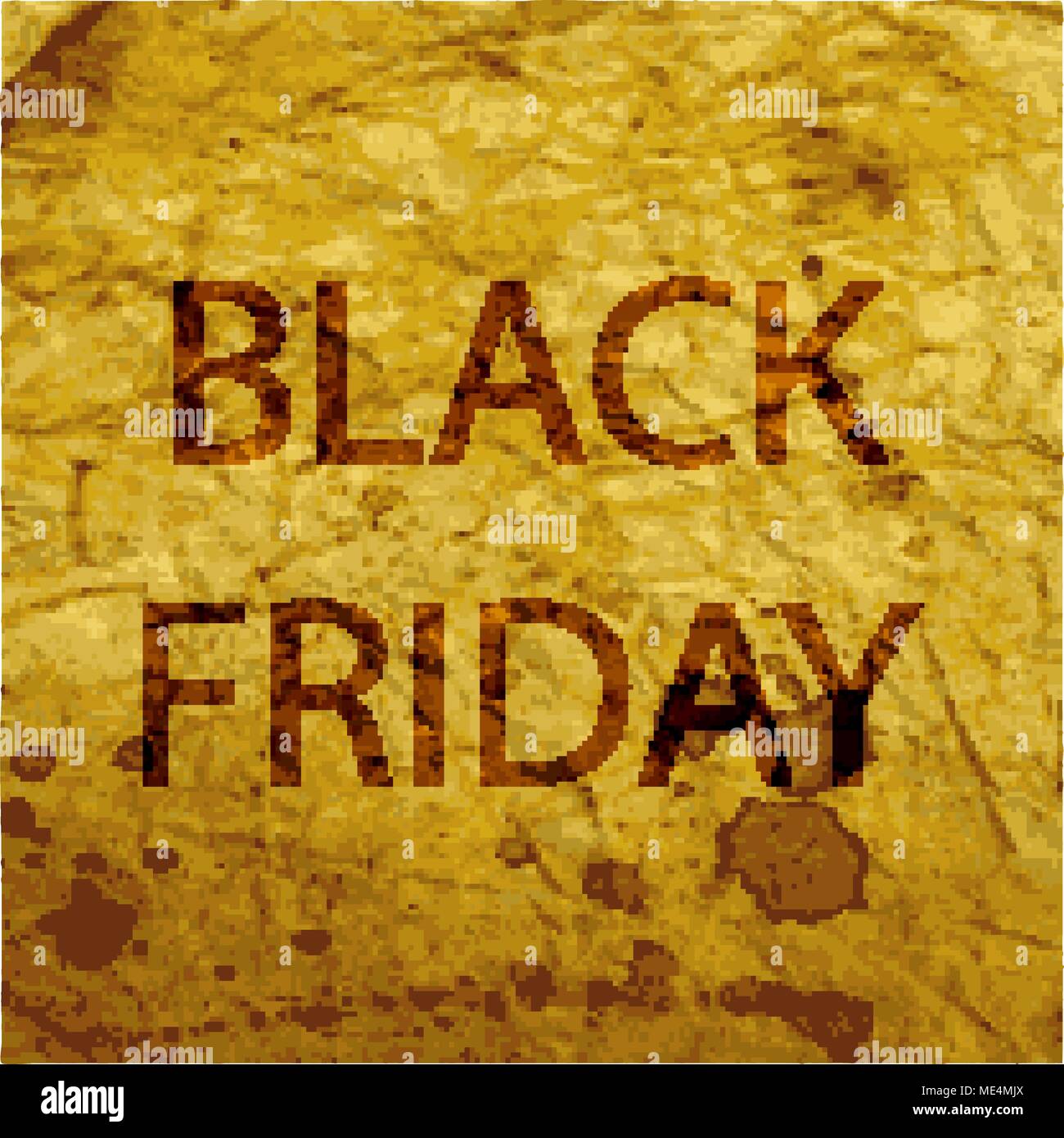 Black friday icon symbol on paper background. Vector illustration Stock ...