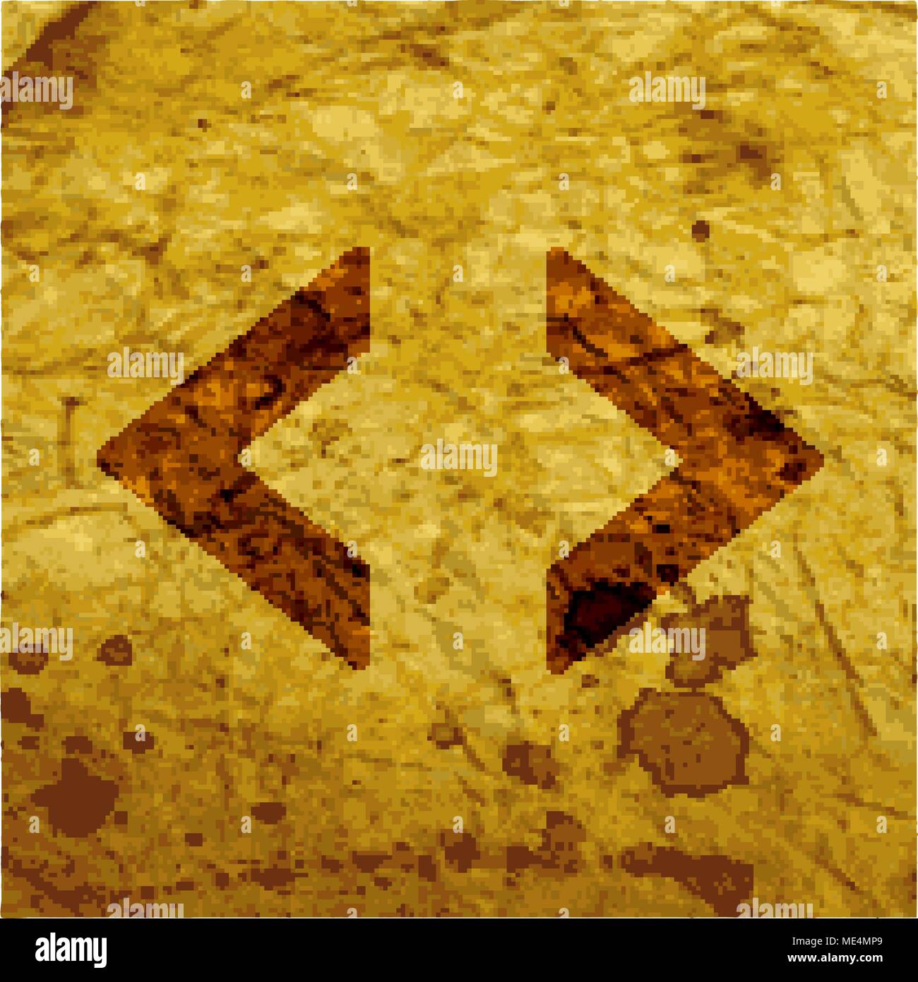 Code icon symbol on paper background. Vector illustration Stock Vector ...