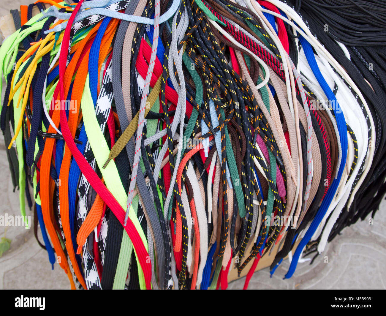 Multi colored shoe laces deals