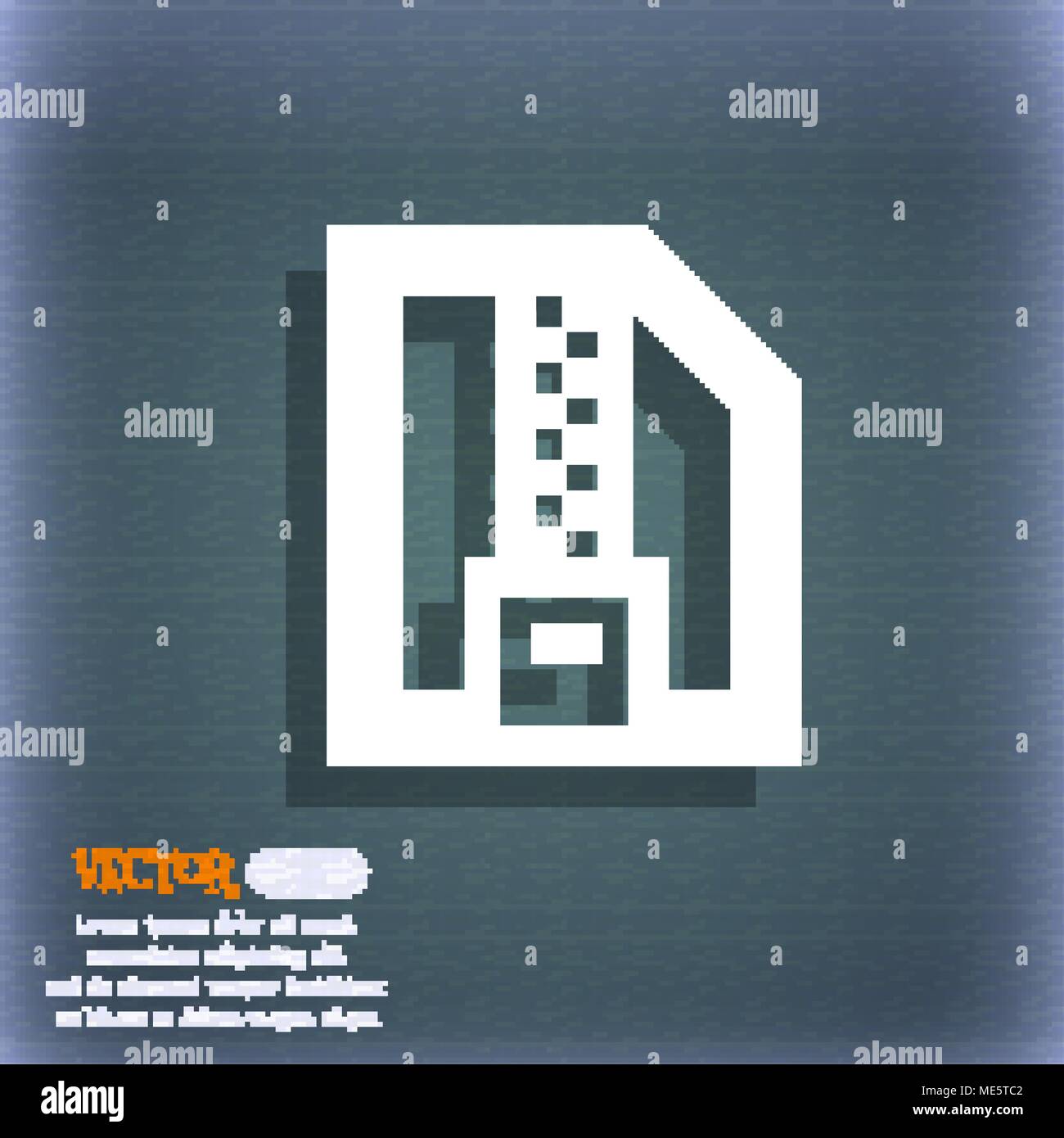 download compressed zipped Archive file download compressed zip zipped icon vector image.