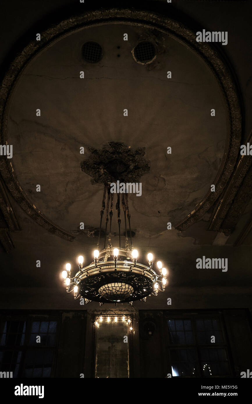 The faded grandeur of Clärchens Ballhaus in Mitte Berlin Germany EU. Stock Photo