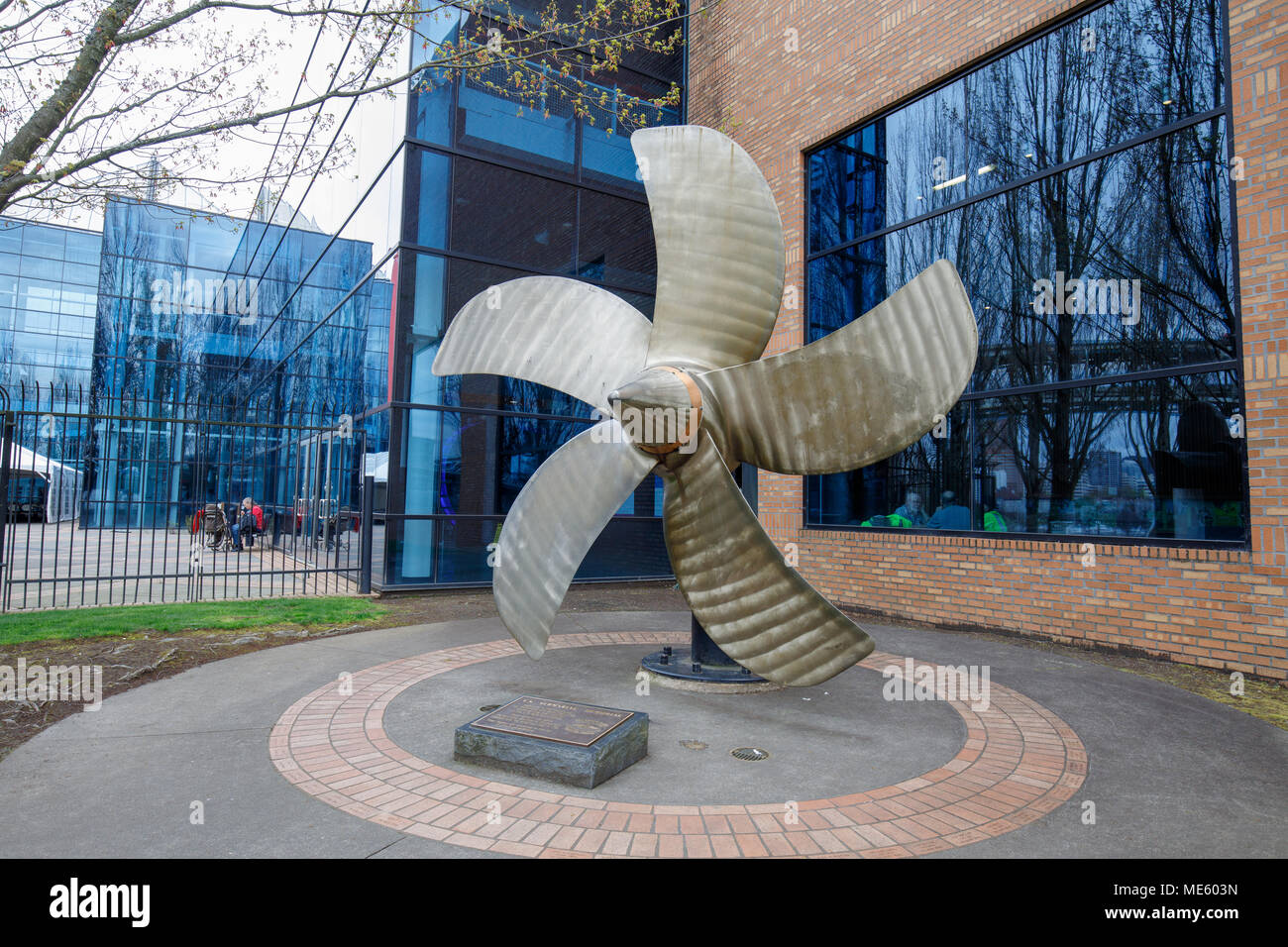 Portland, Oregon, USA April 20, 2018 OMSI, Museum of science and