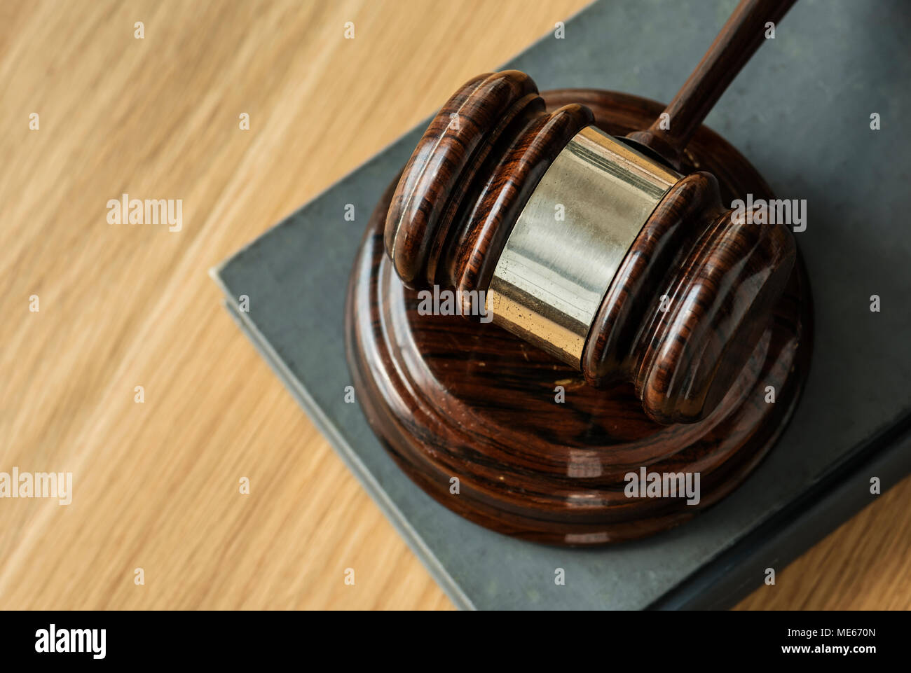 Closeup of gavel judgement concept Stock Photo Alamy