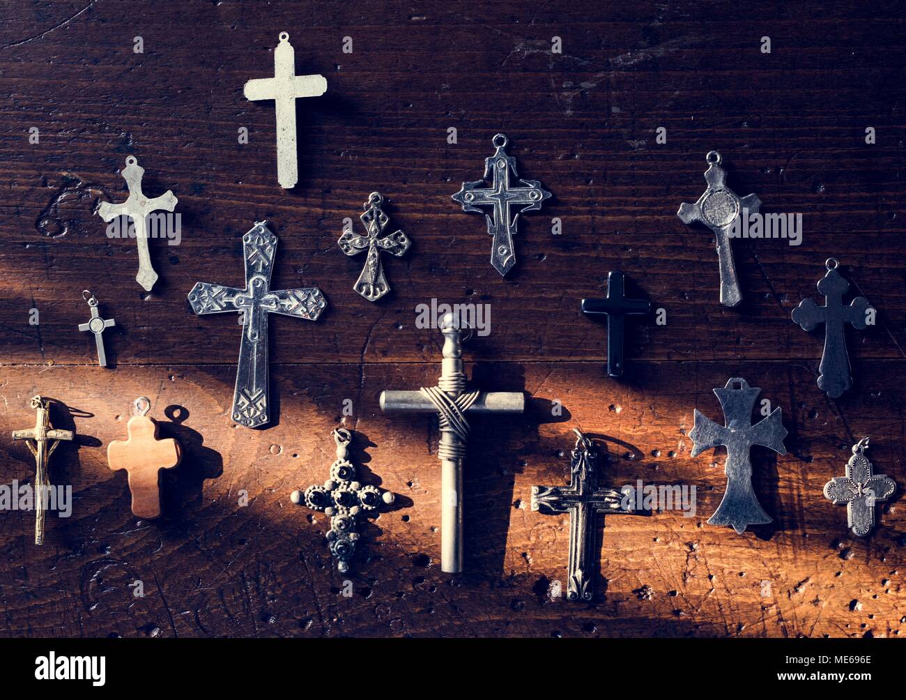 Diverse religious shoot Stock Photo