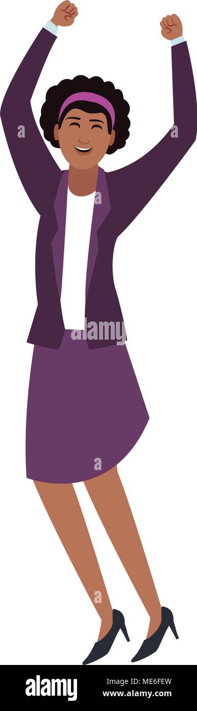 Happy ceo office woman Stock Vector Images - Alamy