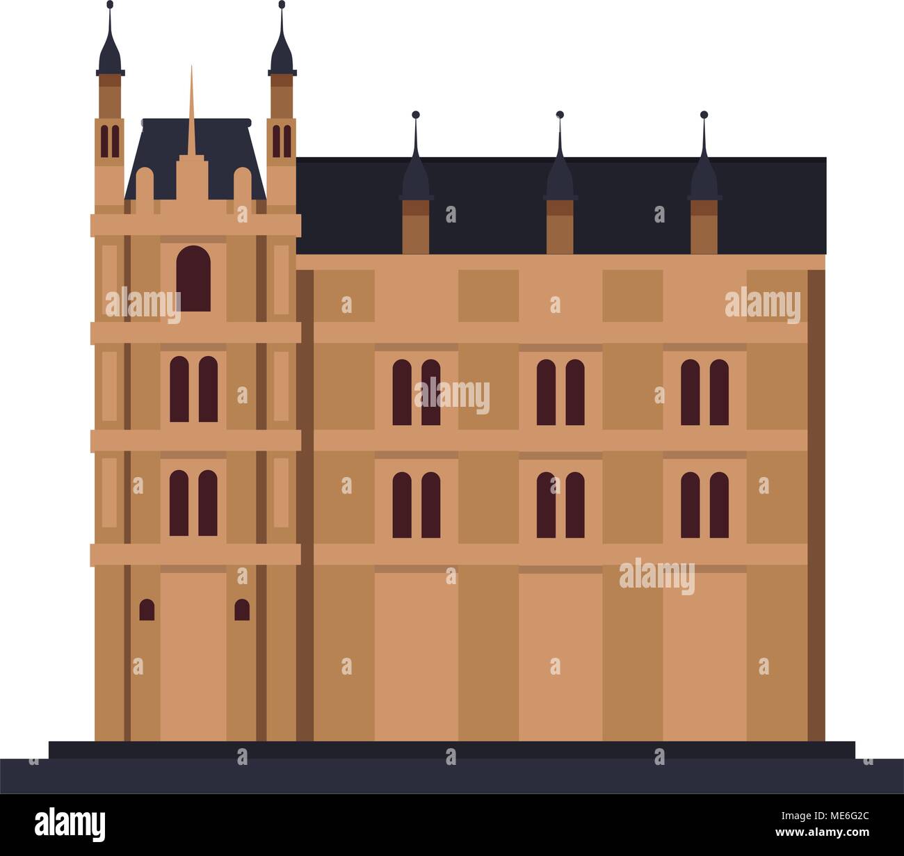 Europe antique building Stock Vector Image & Art - Alamy