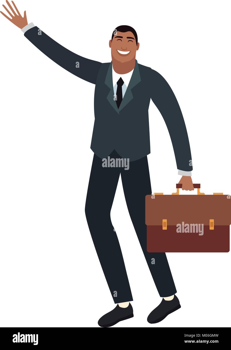Happy businessman cartoon Stock Vector Image & Art - Alamy