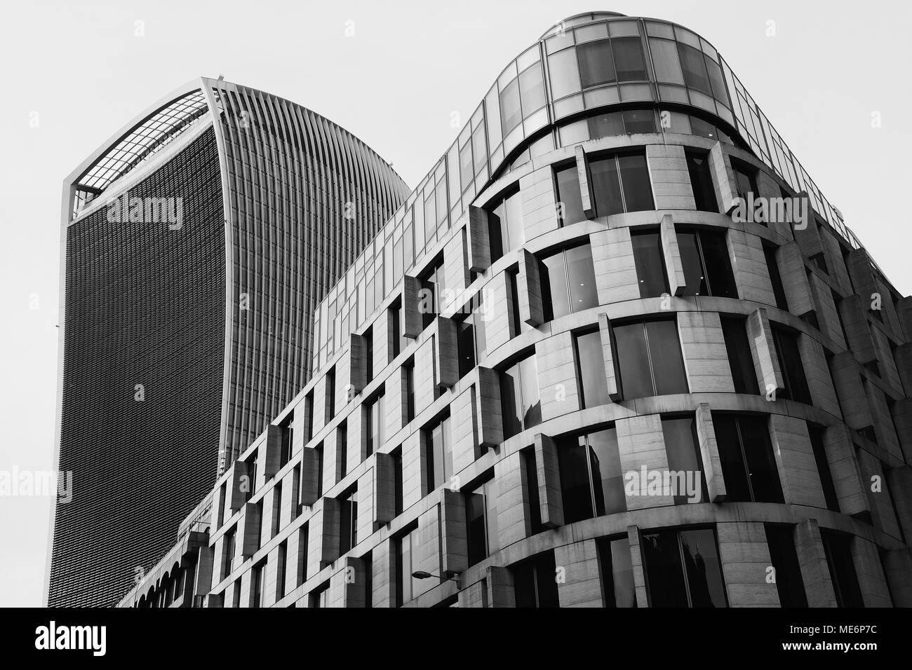 Skyscraper with garden Black and White Stock Photos & Images - Alamy