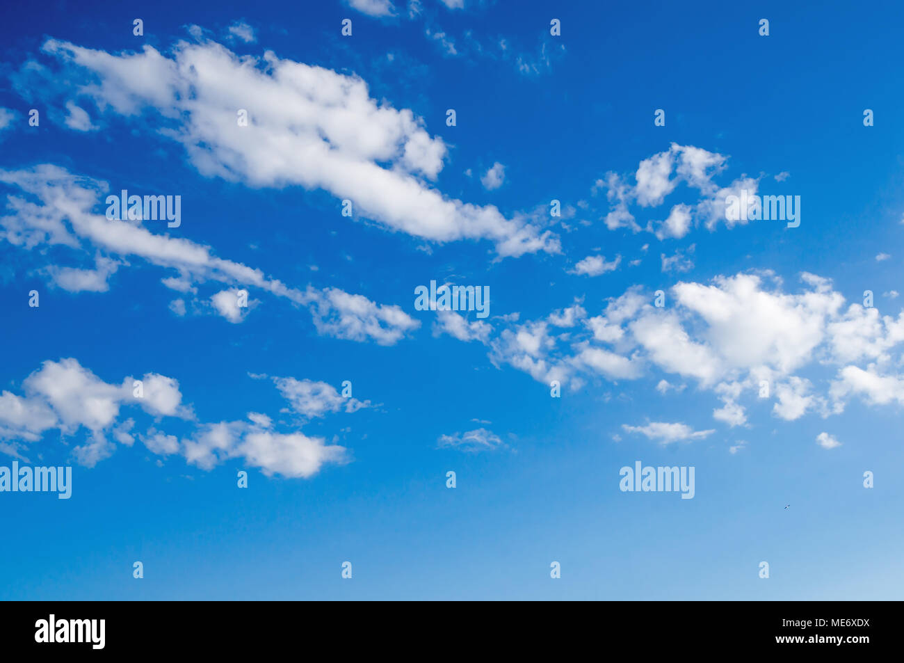 beautiful blue sky background with white clouds Stock Photo - Alamy