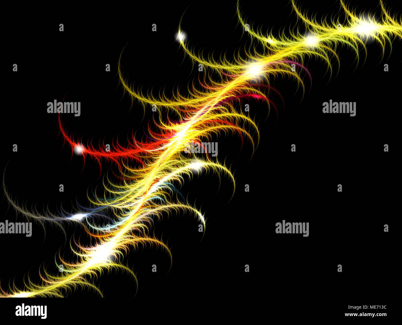 abstract background with blurred magic neon light rays Stock Photo - Alamy