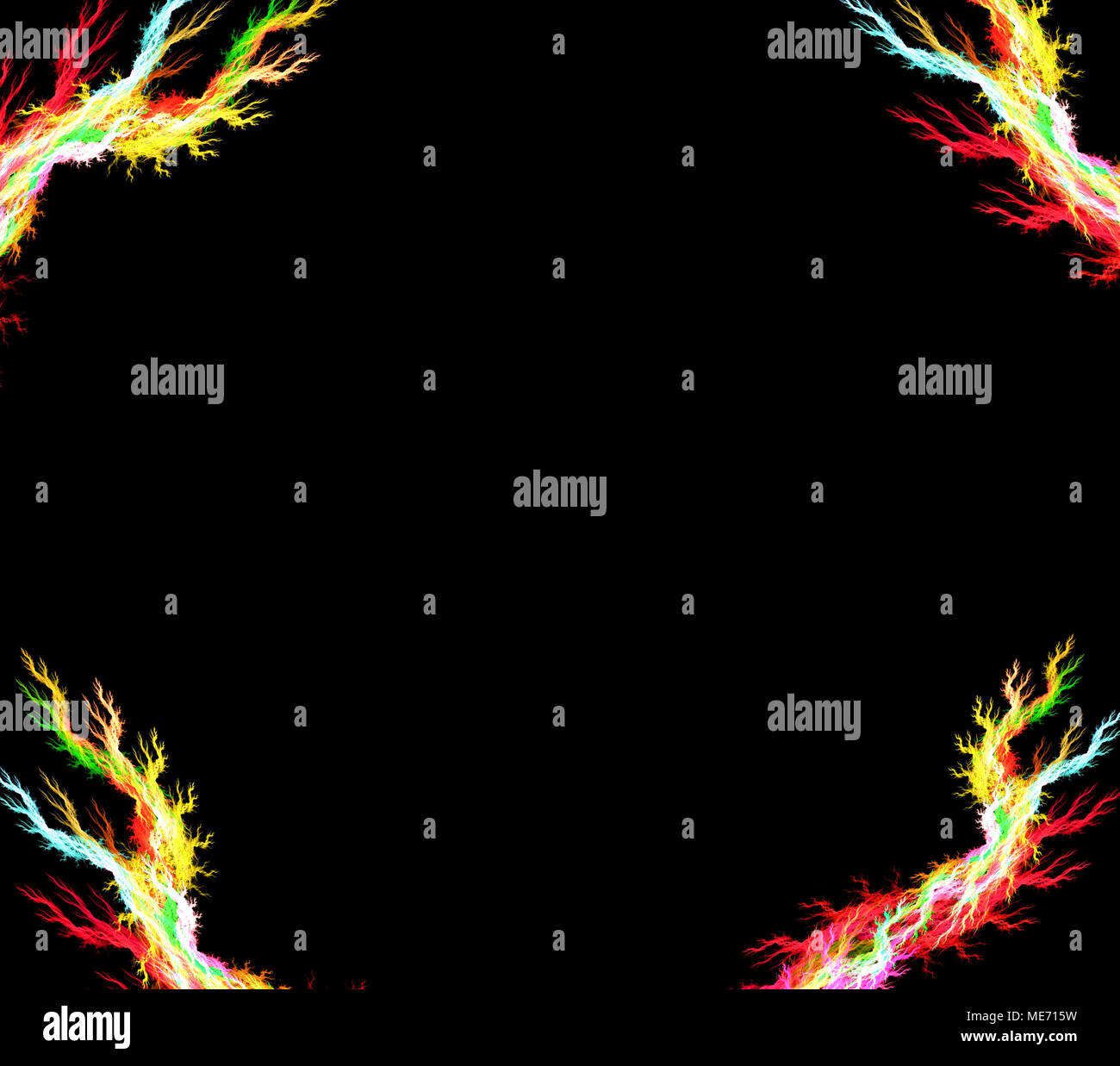abstract background with blurred magic neon light rays Stock Photo - Alamy