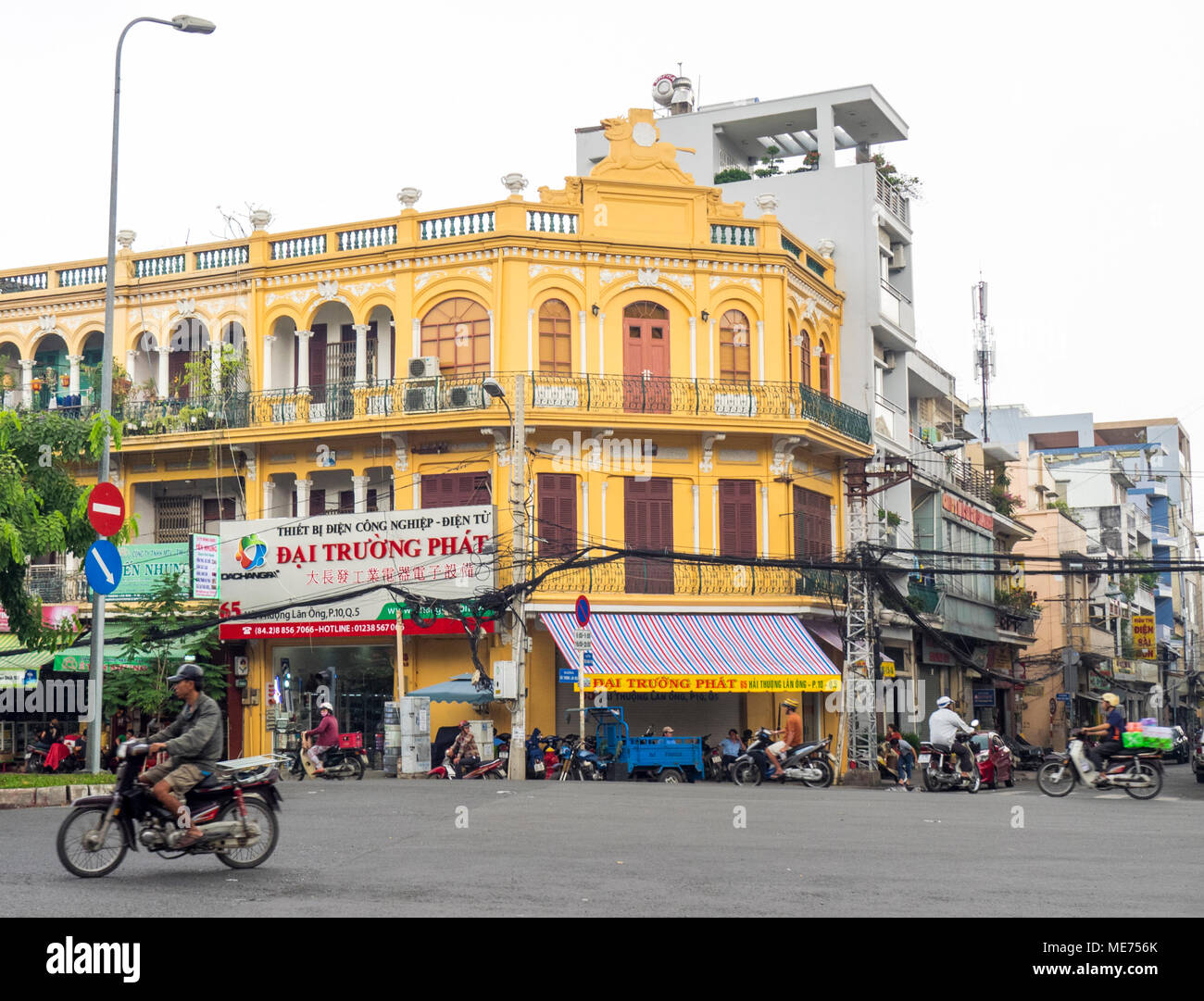 French Colonial Architecture In Vietnam High Resolution Stock