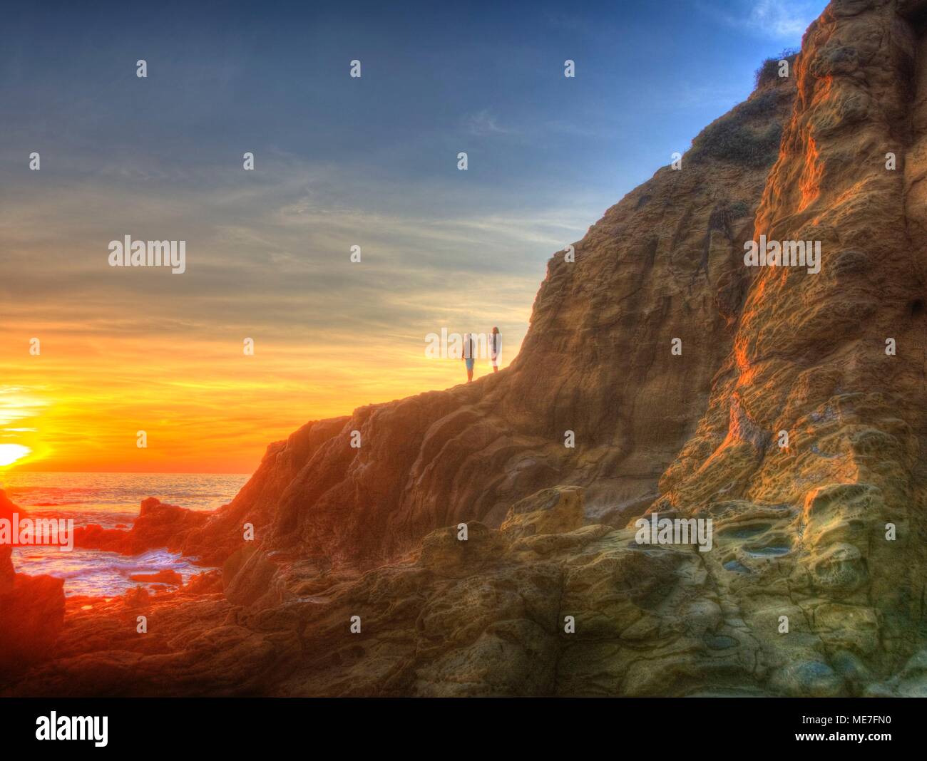 Sunset at Laguna Beach, California Stock Photo - Alamy