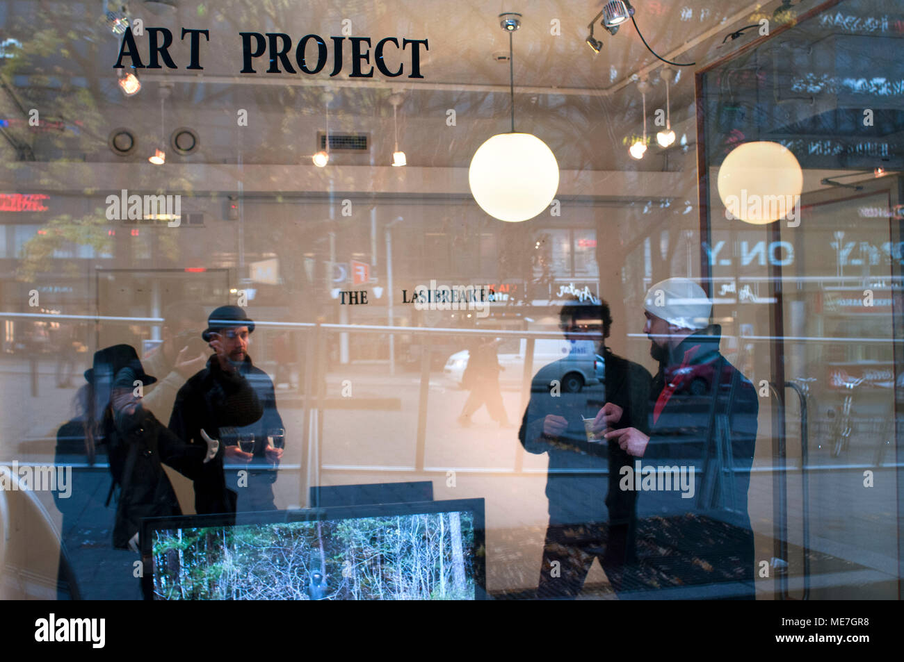 Art Project gallery at Simonkatu street, Helsinki, Finland. The Art