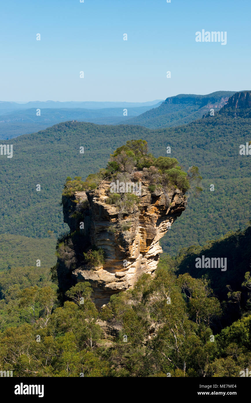 Orphan Rock. Blue Mountains. Katoomba Stock Photo
