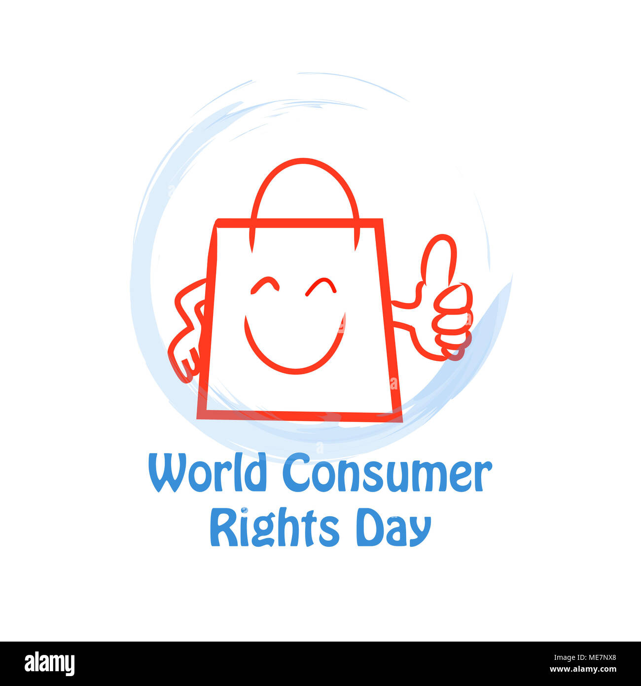 World consumer rights day Stock Photo