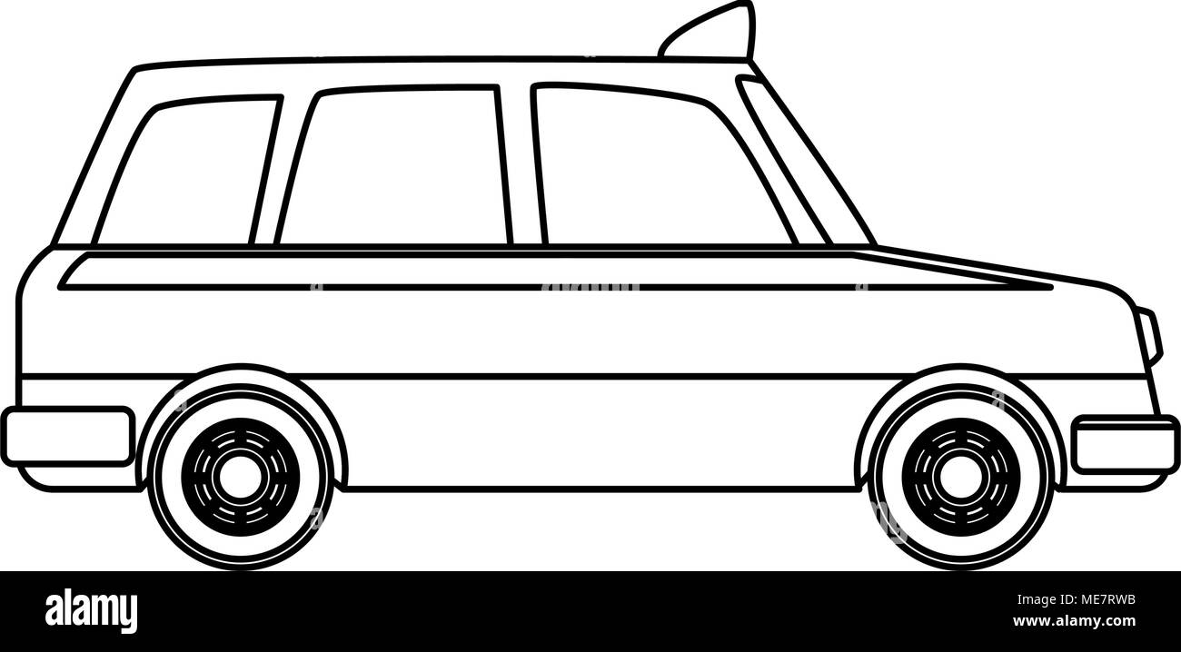 Advertising on black cab Stock Vector Images - Alamy