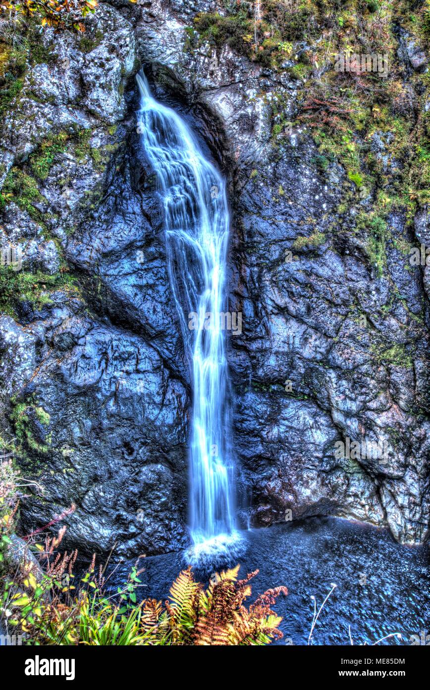 Loch Ness Scotland Artistic Autumnal View Of The Upper Falls Of