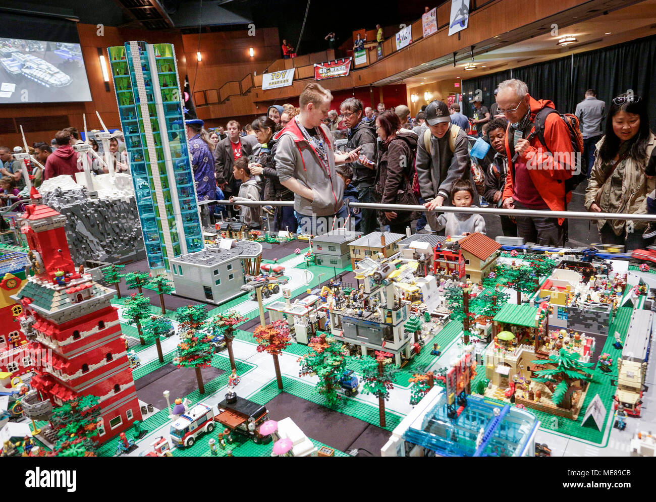 Lego Convention High Resolution Stock 