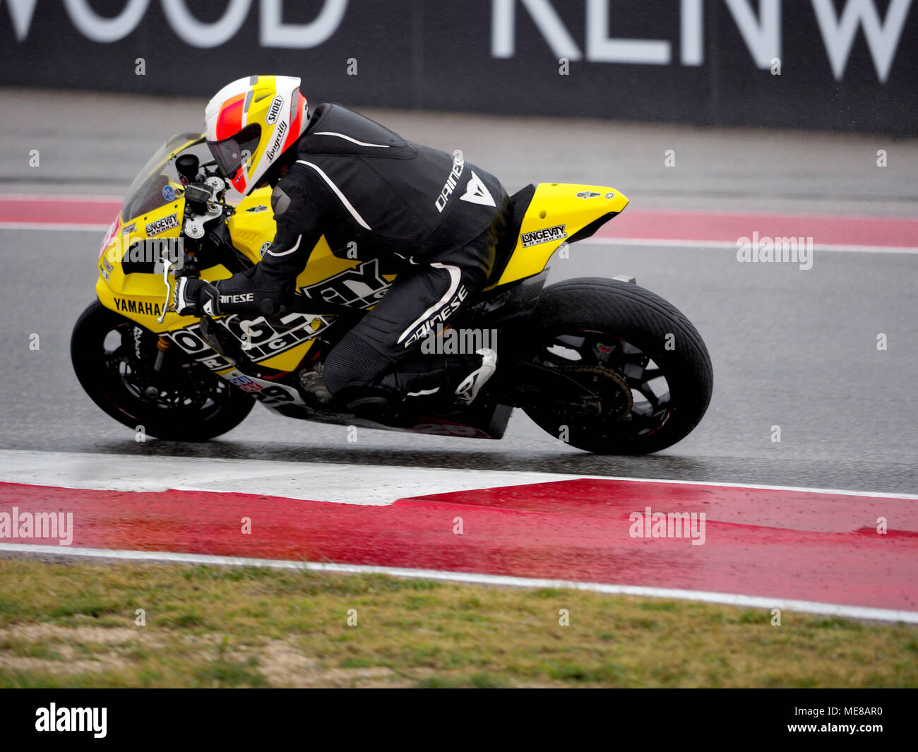 April 21, 2018. Barrett Long #29 of Thrashed Bike Racing LLC in action  during the MotoGP Superbike Race 1 at the Circuit of the Americas in Austin  Texas.Robert Backman/Cal Sport Media Stock