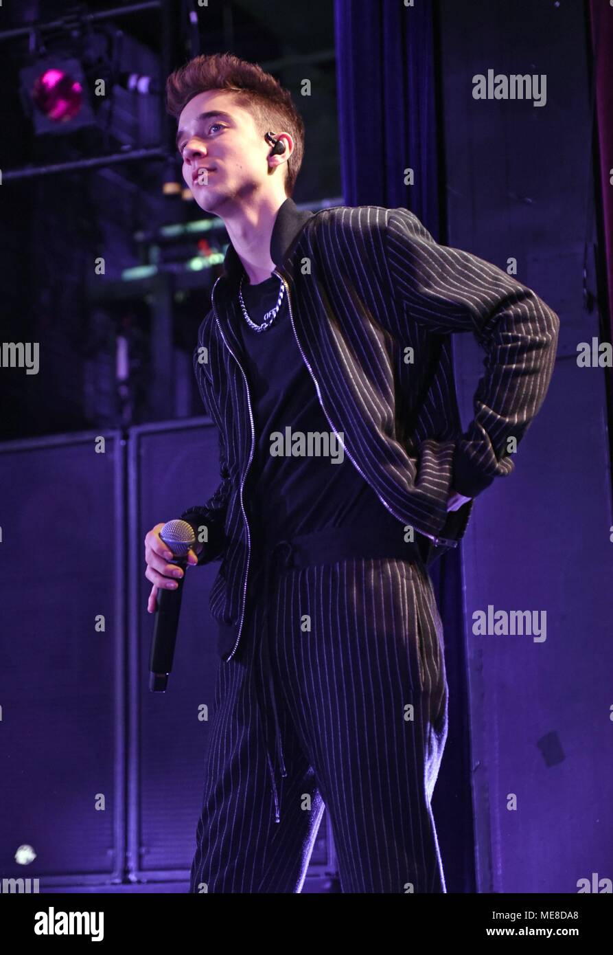 New York, NY, USA. 21st Apr, 2018. Daniel Seavey in attendance for WHY ...